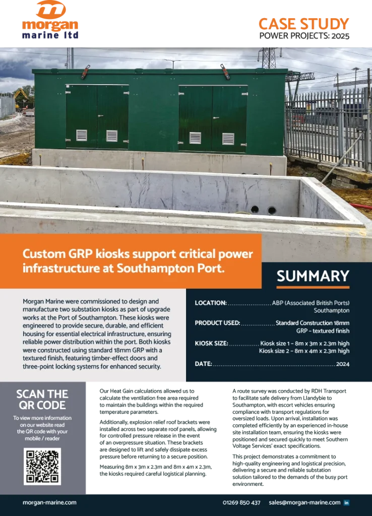 Morgan Marine Case Study Southern Voltage Services Southampton
